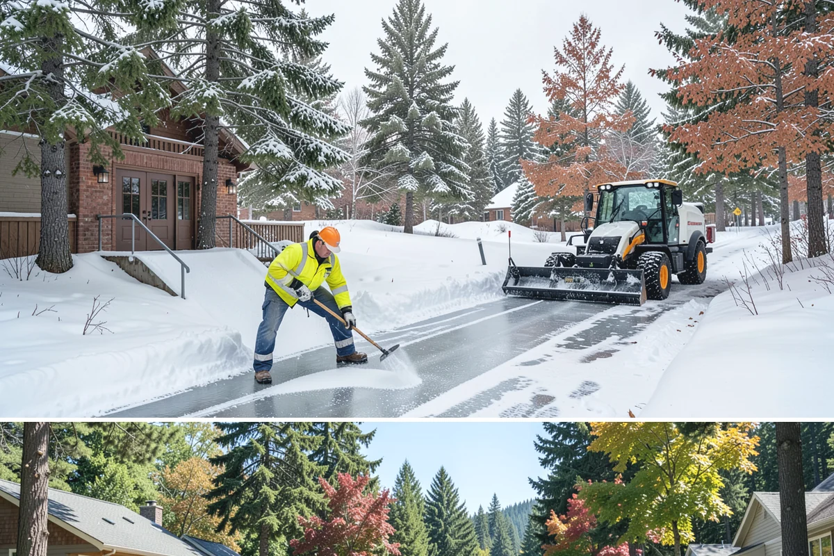 Office Parking Lot Snow Removal in Orting, Pierce County, WA - Office lots need the most attention during December and January cold snaps when overnight temperatures dip below freezing after...