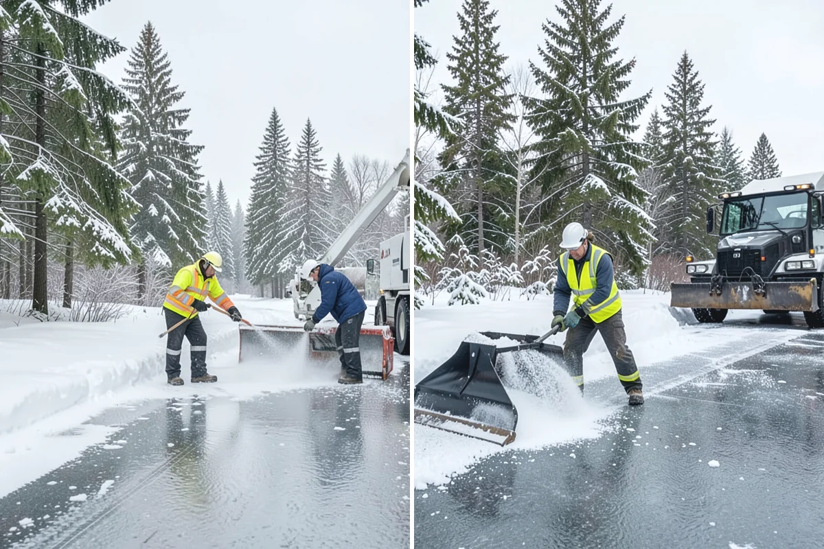 Office Parking Lot Snow Removal in Roy, Pierce County, WA - Confirm your lot layout, entrances, and reserved spaces in advance