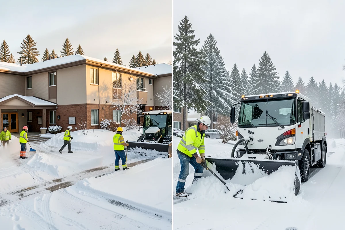 Office Parking Lot Snow Removal in SeaTac, King County, WA - Confirm your lot layout, entrances, and reserved spaces in advance