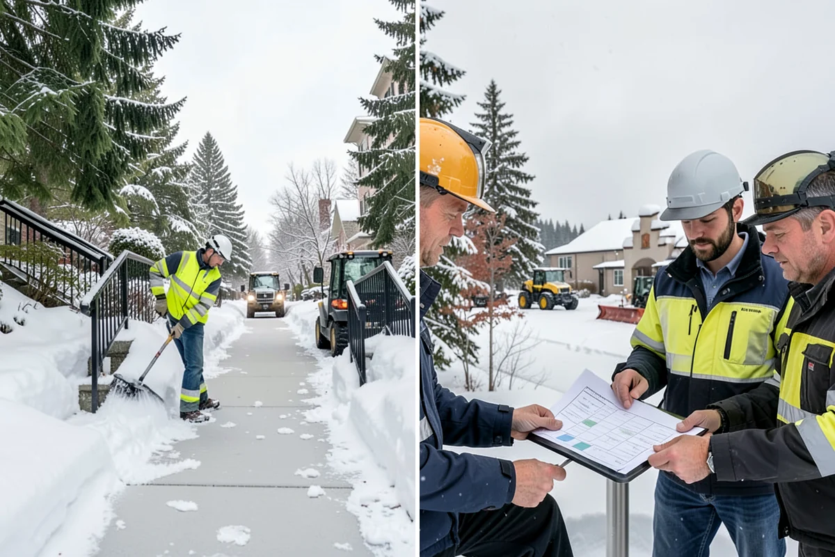 Office Parking Lot Snow Removal in Shoreline, King County, WA - Confirm your lot layout, entrances, and reserved spaces in advance