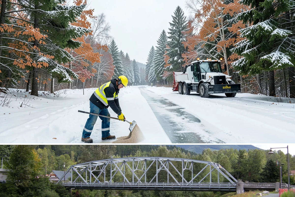 Office Parking Lot Snow Removal in Skykomish, King County, WA - Office lots need the most attention during December and January cold snaps when overnight temperatures dip below freezing after...