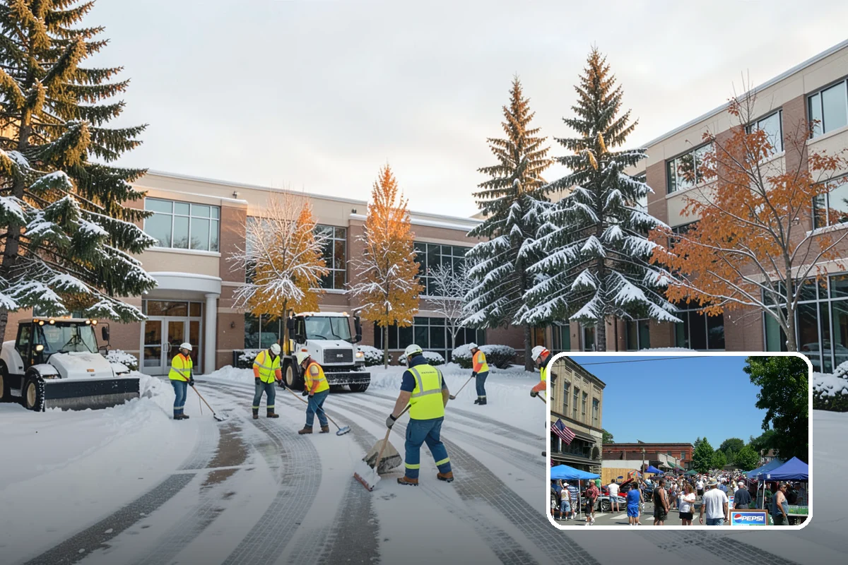 Office Parking Lot Snow Removal in Snohomish, Snohomish County, WA - Early-morning clearing timed to beat the commute