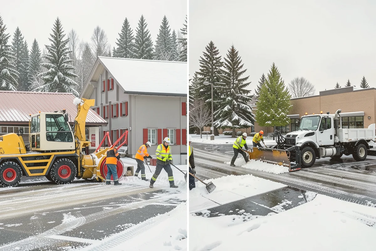 Office Parking Lot Snow Removal in Snohomish, Snohomish County, WA - Confirm your lot layout, entrances, and reserved spaces in advance