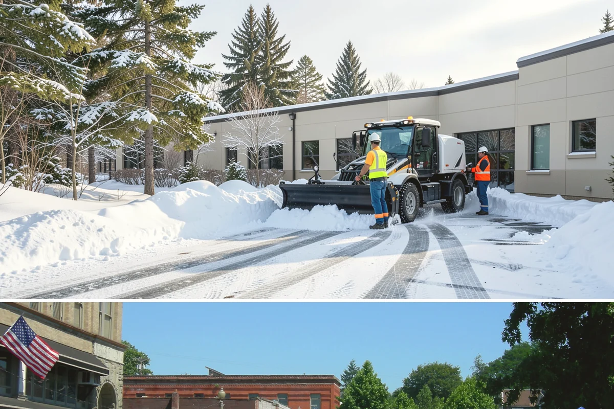 Office Parking Lot Snow Removal in Snohomish, Snohomish County, WA - Office lots need the most attention during December and January cold snaps when overnight temperatures dip below freezing after...