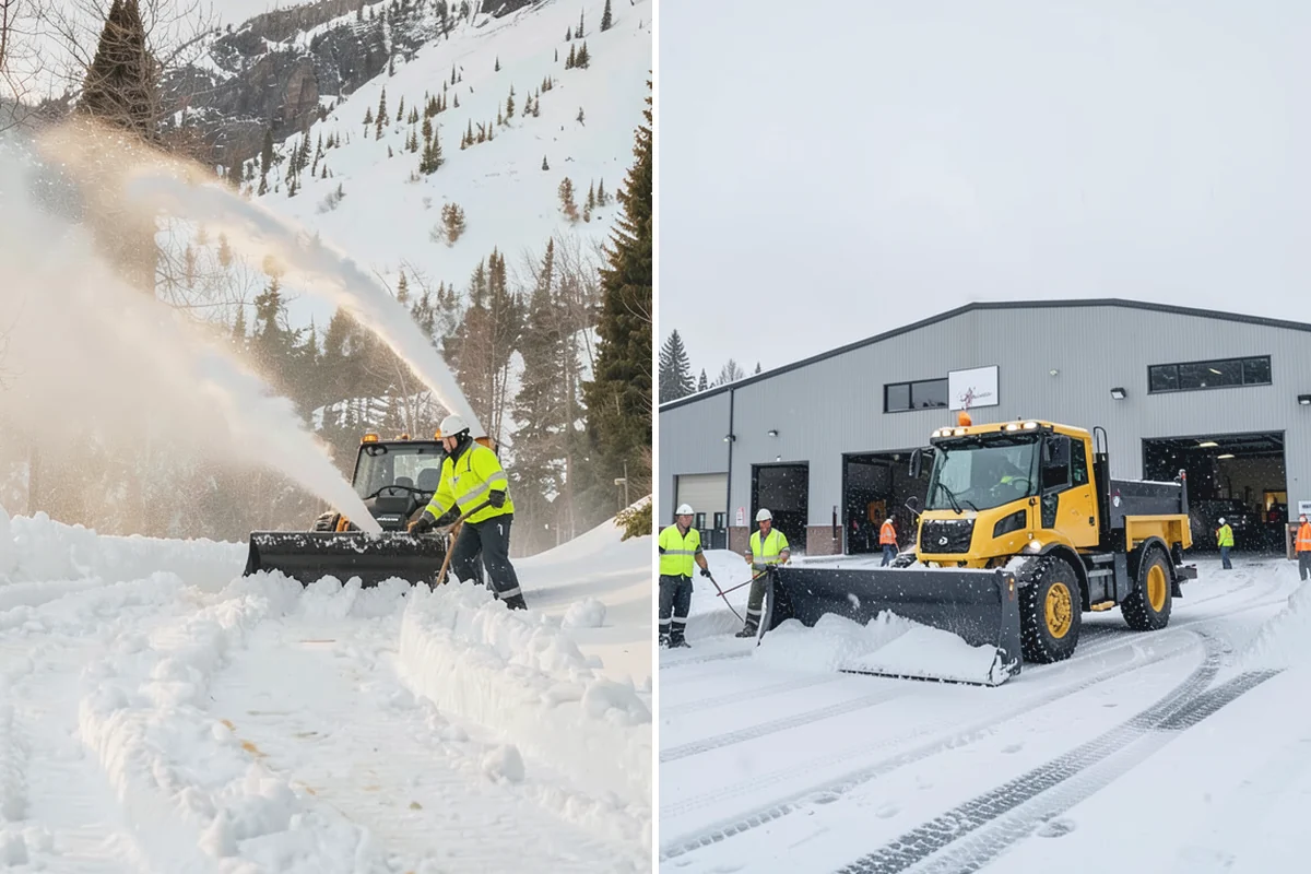 Office Parking Lot Snow Removal in South Prairie, Pierce County, WA - Confirm your lot layout, entrances, and reserved spaces in advance