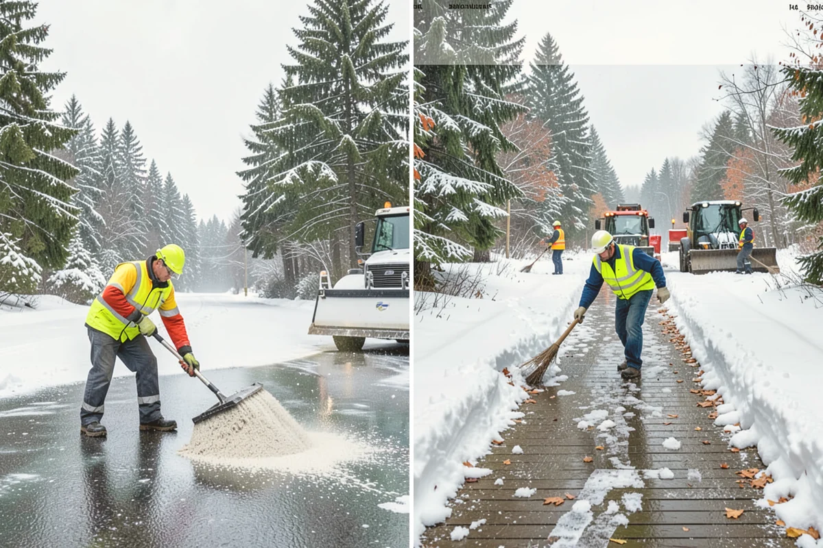 Office Parking Lot Snow Removal in Stanwood, Snohomish County, WA - Confirm your lot layout, entrances, and reserved spaces in advance