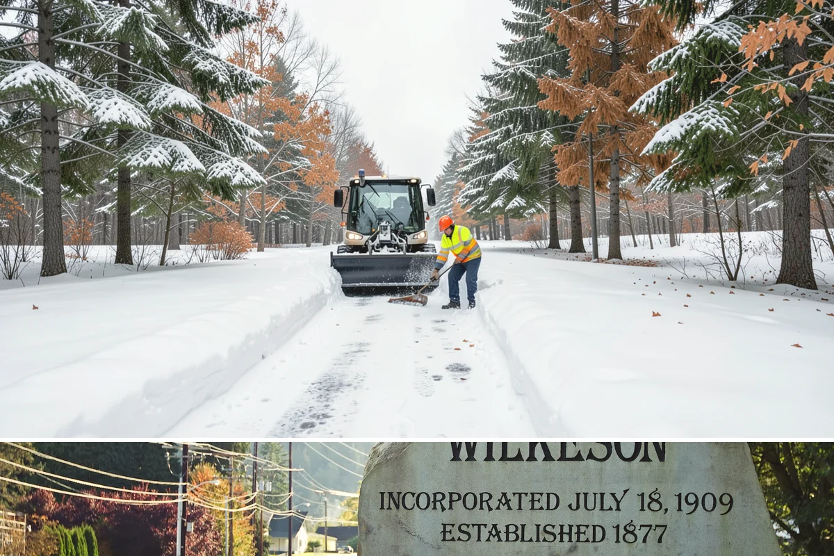 Office Parking Lot Snow Removal in Wilkeson, Pierce County, WA - Office lots need the most attention during December and January cold snaps when overnight temperatures dip below freezing after...