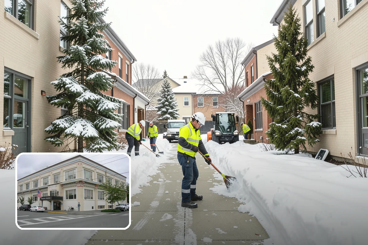 Office Snow Hauling in Anacortes, Skagit County, WA - Restores full parking capacity for the workday
