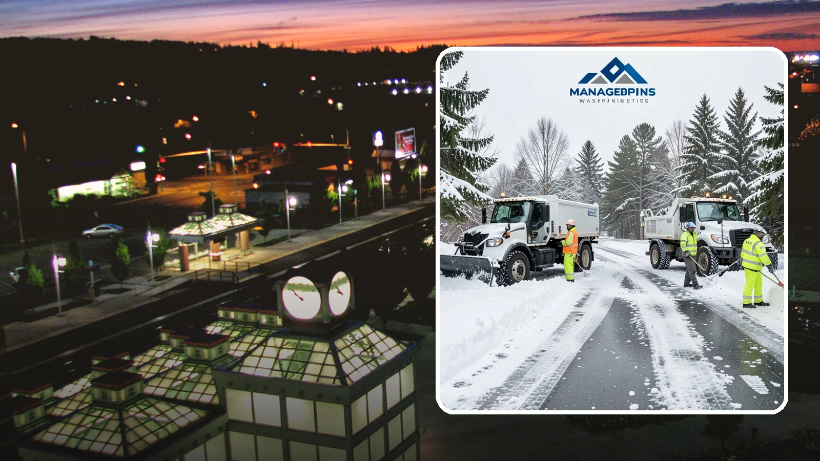 Office Snow Hauling in Auburn, King County, WA - We remove and haul away snow from office parking and approaches so employees and visitors keep full, safe access.