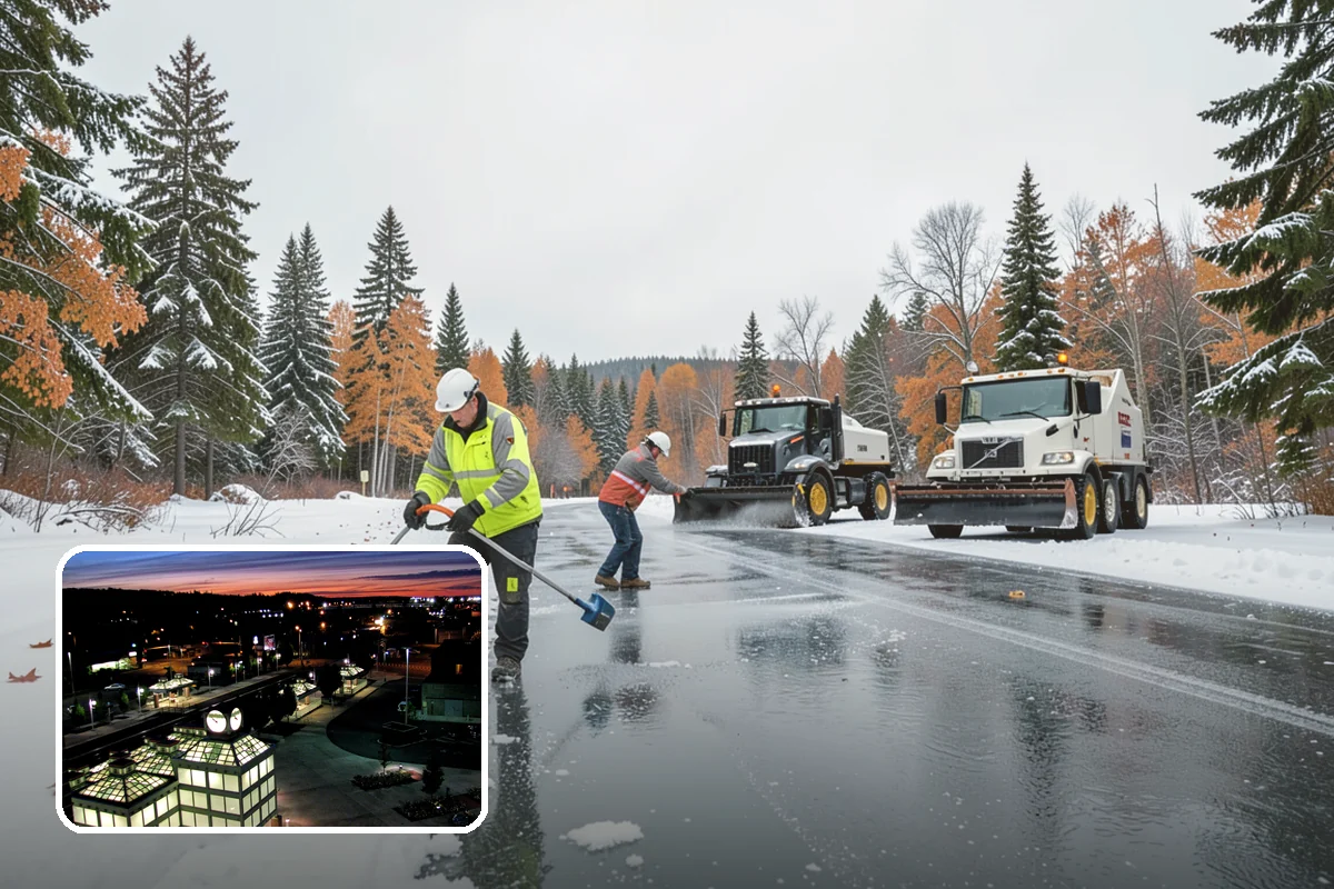 Office Snow Hauling in Auburn, King County, WA - Restores full parking capacity for the workday