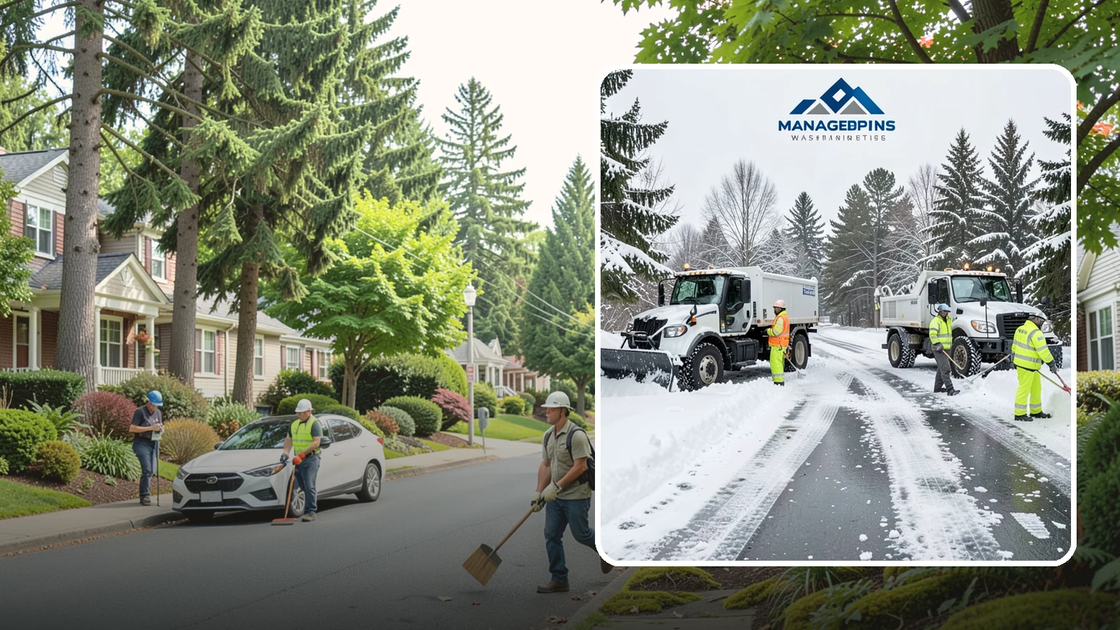 Office Snow Hauling in Beaux Arts Village, King County, WA - We remove and haul away snow from office parking and approaches so employees and visitors keep full, safe access.