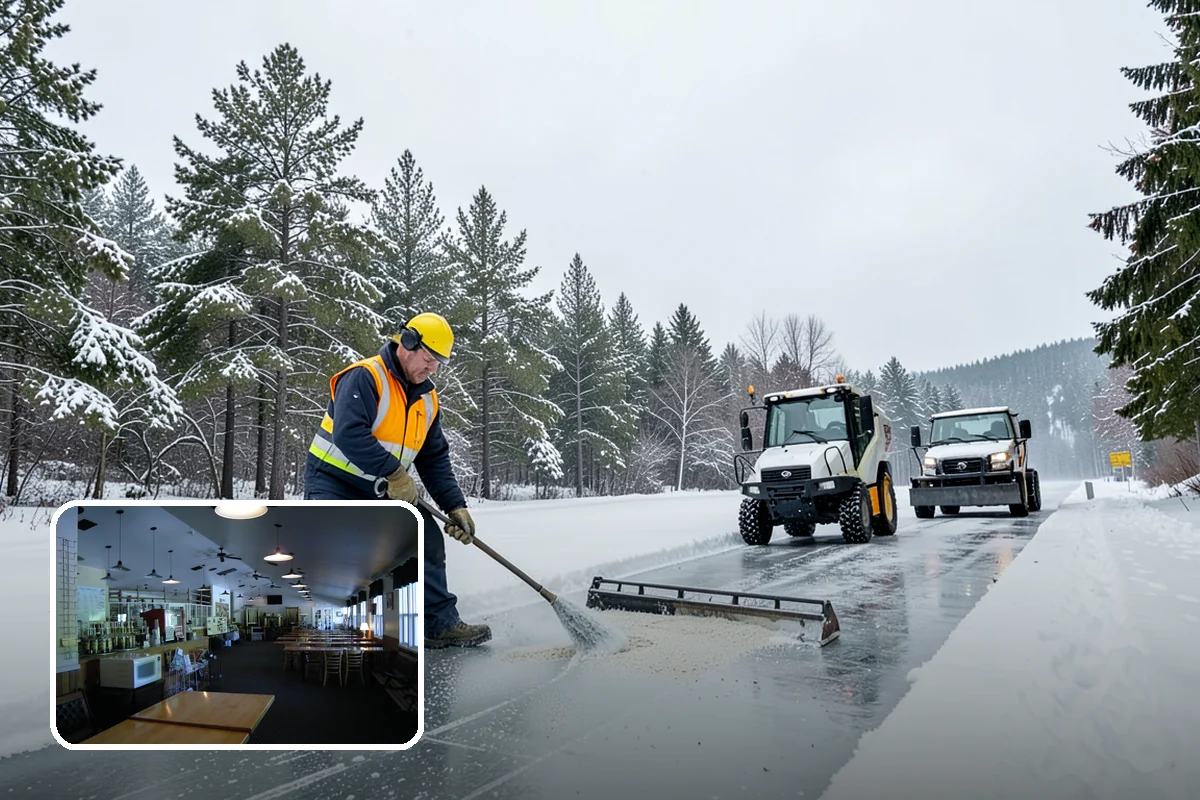 Office Snow Hauling in Black Diamond, King County, WA - Restores full parking capacity for the workday
