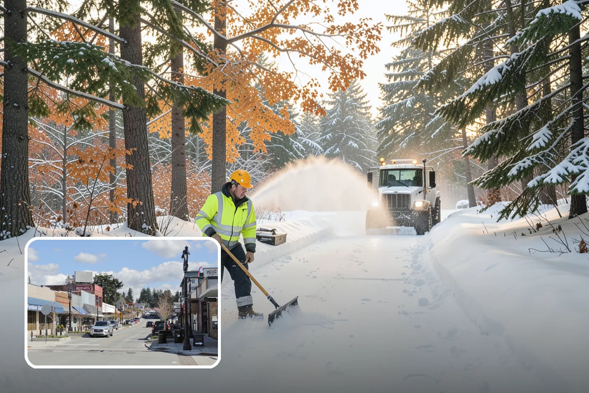 Office Snow Hauling in Bothell, King County, WA - Restores full parking capacity for the workday