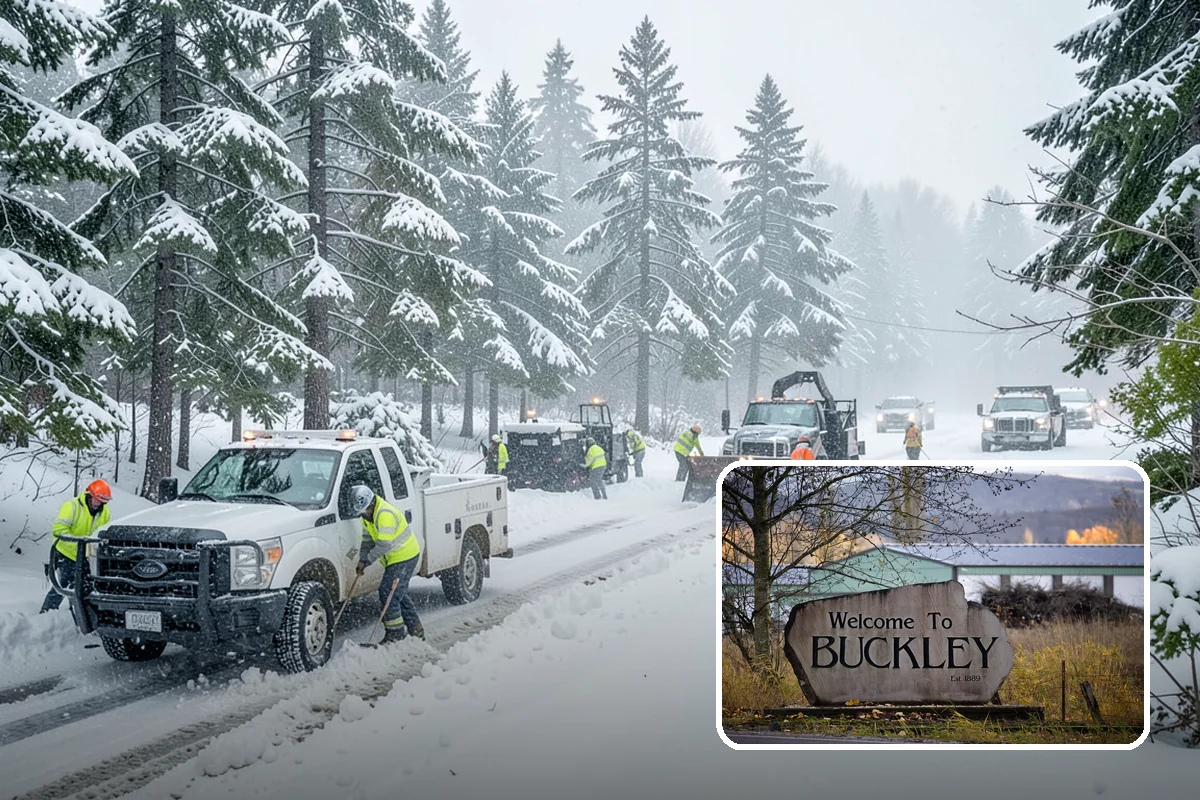 Office Snow Hauling in Buckley, Pierce County, WA - Restores full parking capacity for the workday