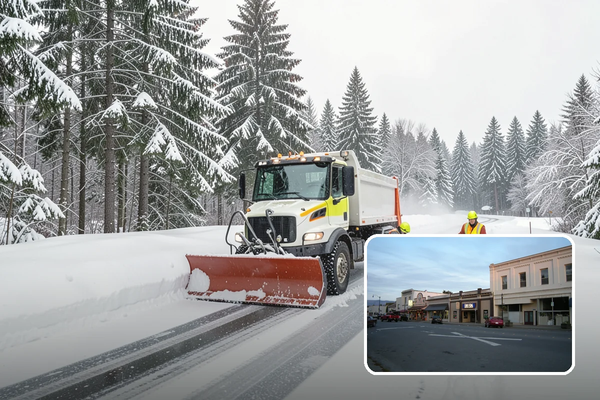 Office Snow Hauling in Burlington, Skagit County, WA - Restores full parking capacity for the workday