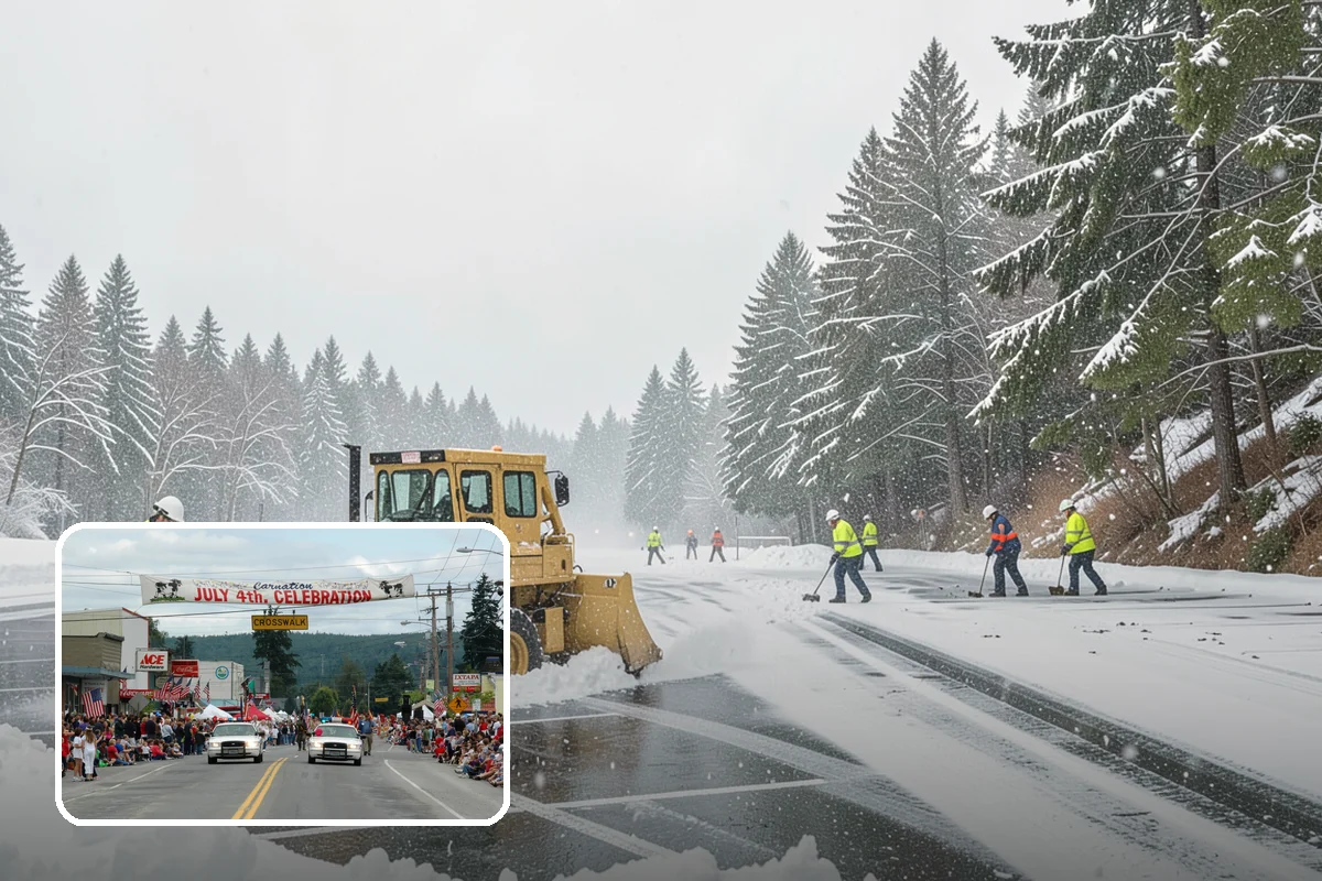 Office Snow Hauling in Carnation, King County, WA - Restores full parking capacity for the workday