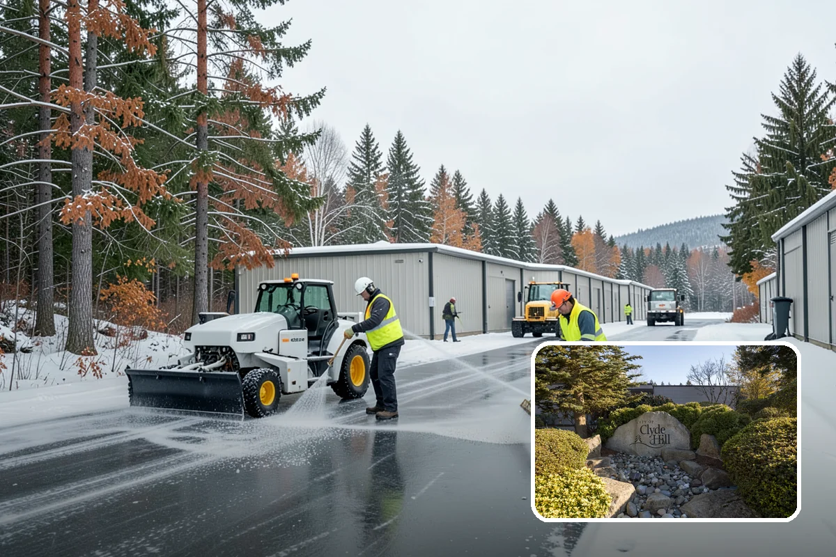 Office Snow Hauling in Clyde Hill, King County, WA - Restores full parking capacity for the workday