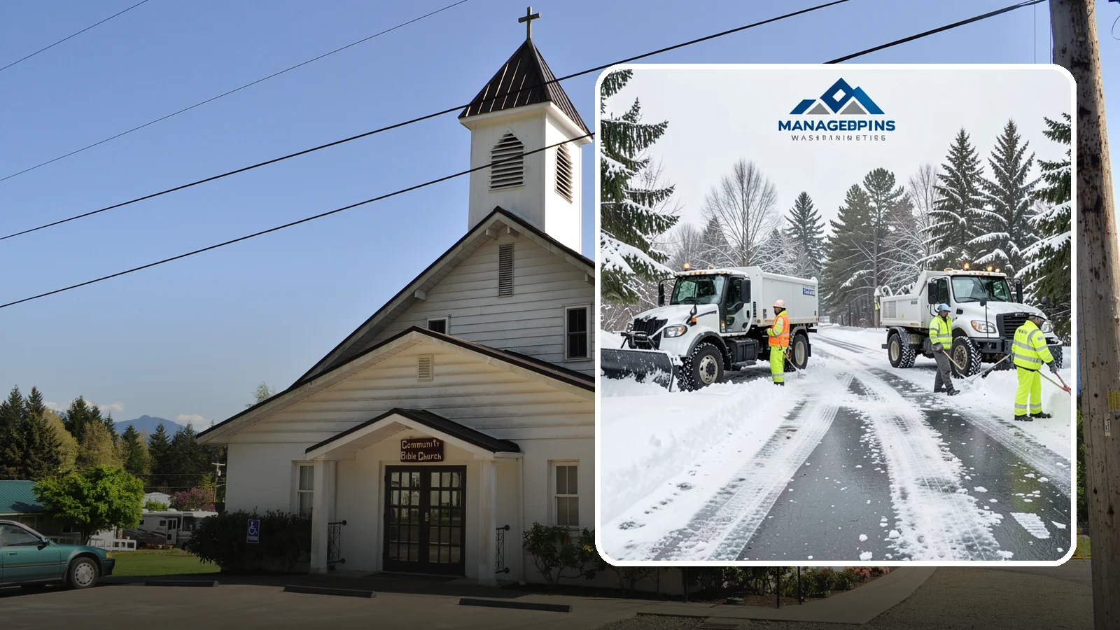 Office Snow Hauling in Concrete, Skagit County, WA - We remove and haul away snow from office parking and approaches so employees and visitors keep full, safe access.