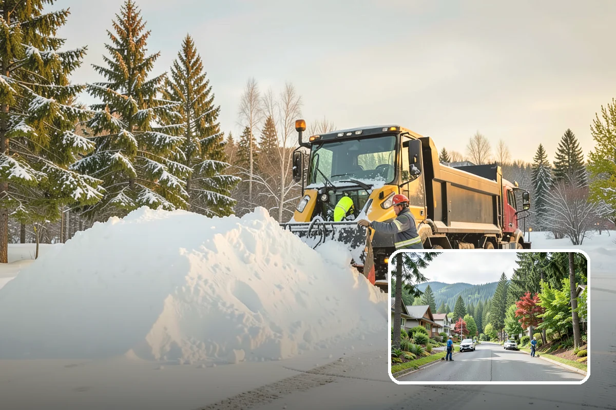 Office Snow Hauling in Darrington, Snohomish County, WA - Restores full parking capacity for the workday