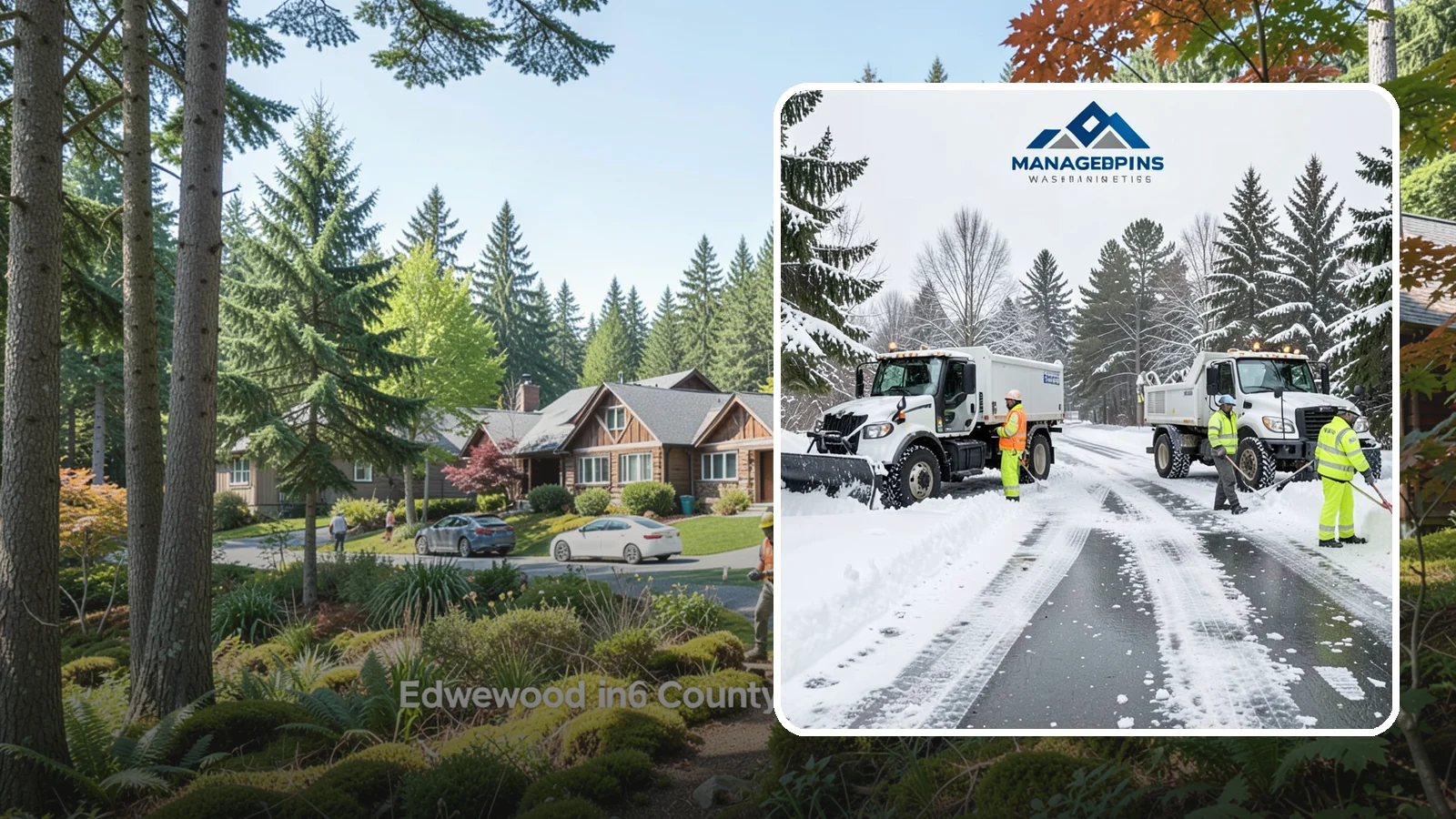 Office Snow Hauling in Edgewood, Pierce County, WA - We remove and haul away snow from office parking and approaches so employees and visitors keep full, safe access.