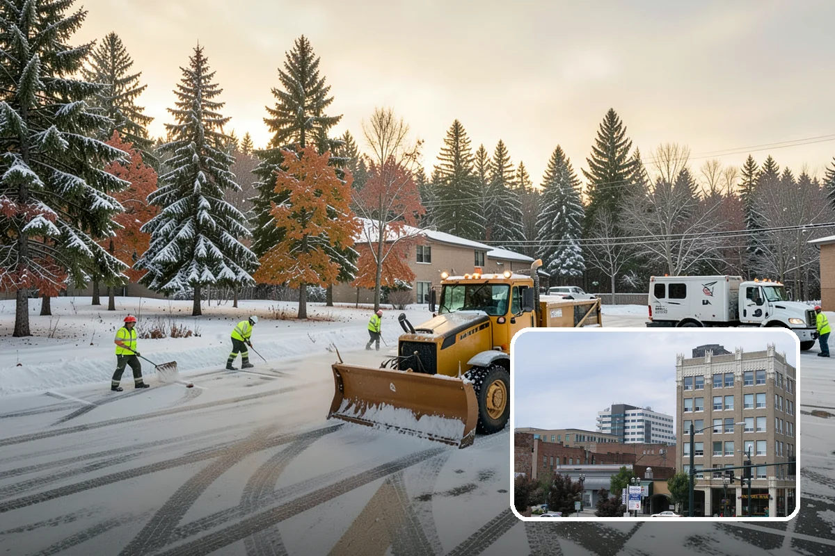 Office Snow Hauling in Everett, Snohomish County, WA - Restores full parking capacity for the workday