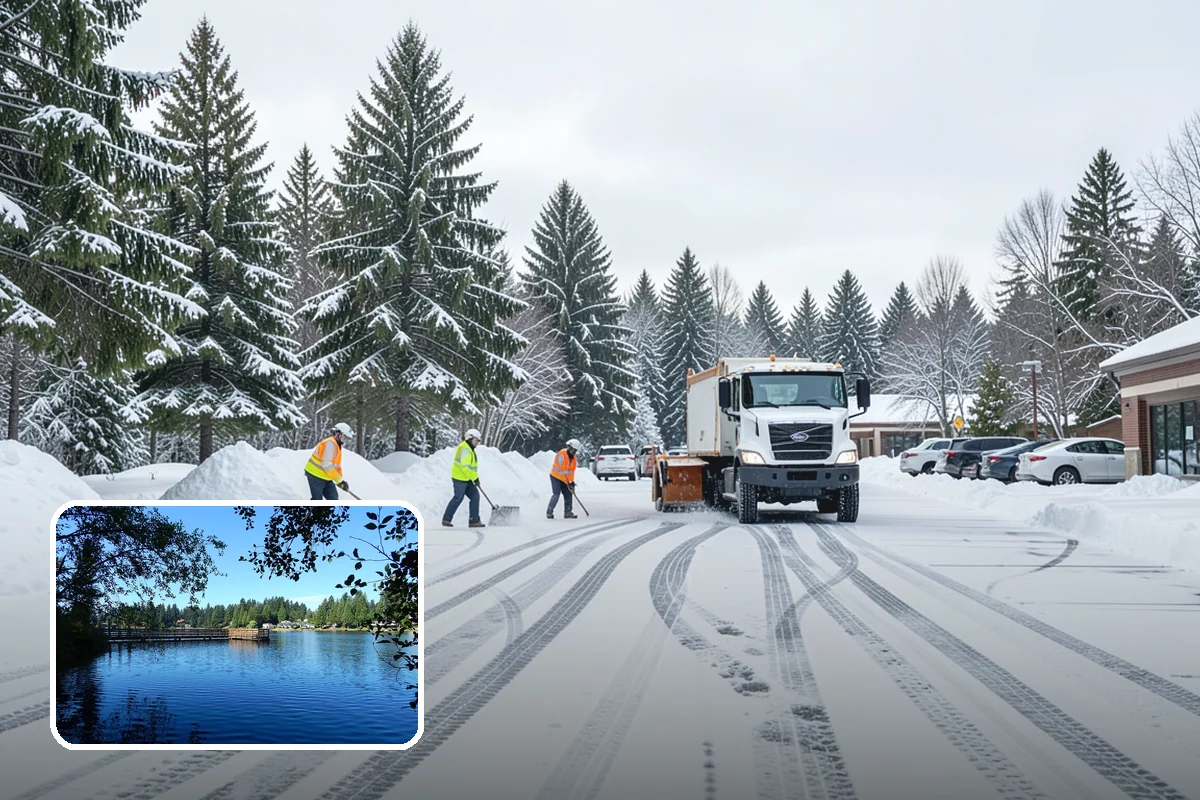 Office Snow Hauling in Federal Way, King County, WA - Restores full parking capacity for the workday