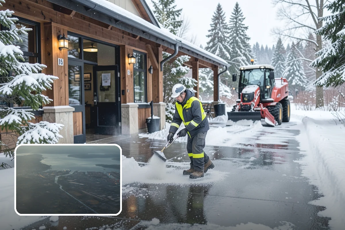 Office Snow Hauling in Fife, Pierce County, WA - Restores full parking capacity for the workday