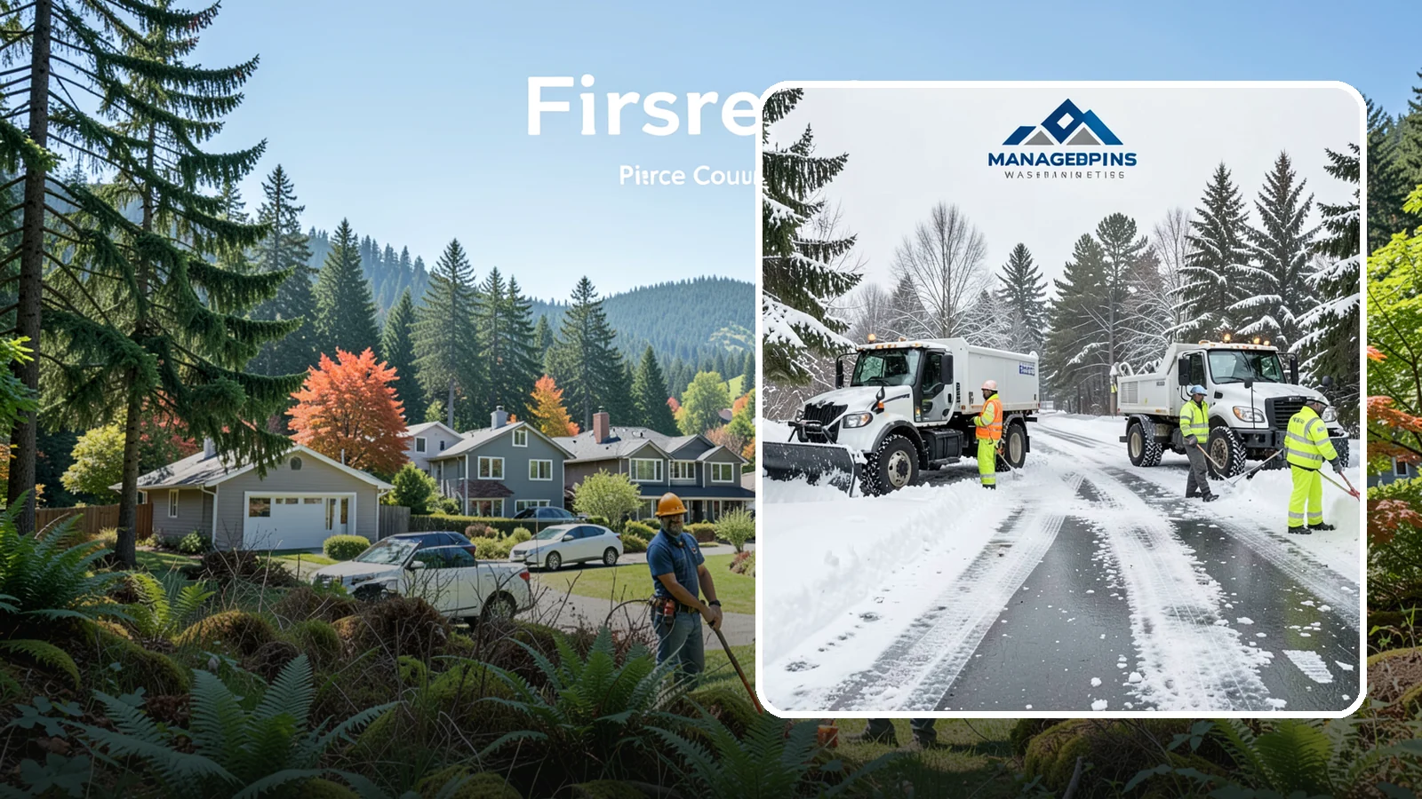 Office Snow Hauling in Fircrest, Pierce County, WA - We remove and haul away snow from office parking and approaches so employees and visitors keep full, safe access.