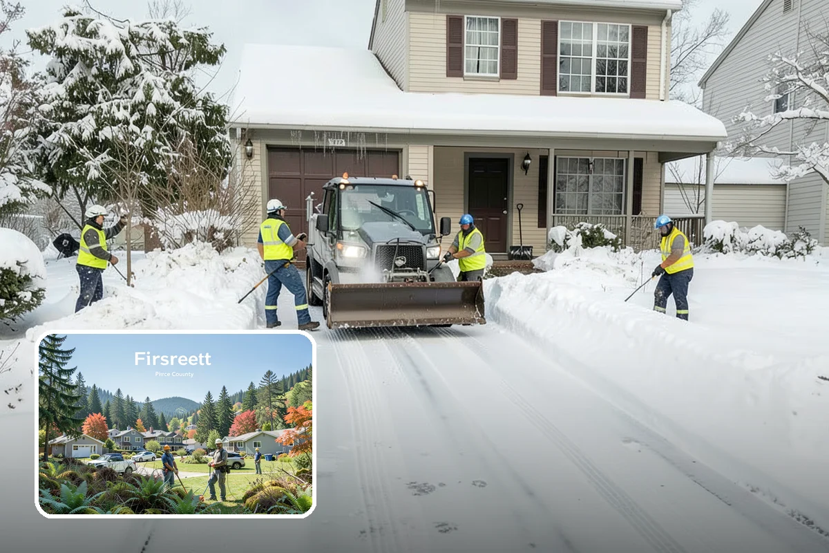 Office Snow Hauling in Fircrest, Pierce County, WA - Restores full parking capacity for the workday