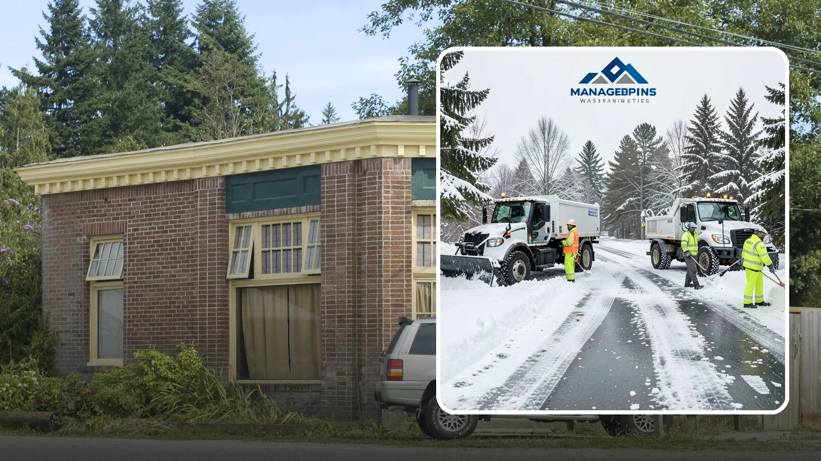 Office Snow Hauling in Hamilton, Skagit County, WA - We remove and haul away snow from office parking and approaches so employees and visitors keep full, safe access.