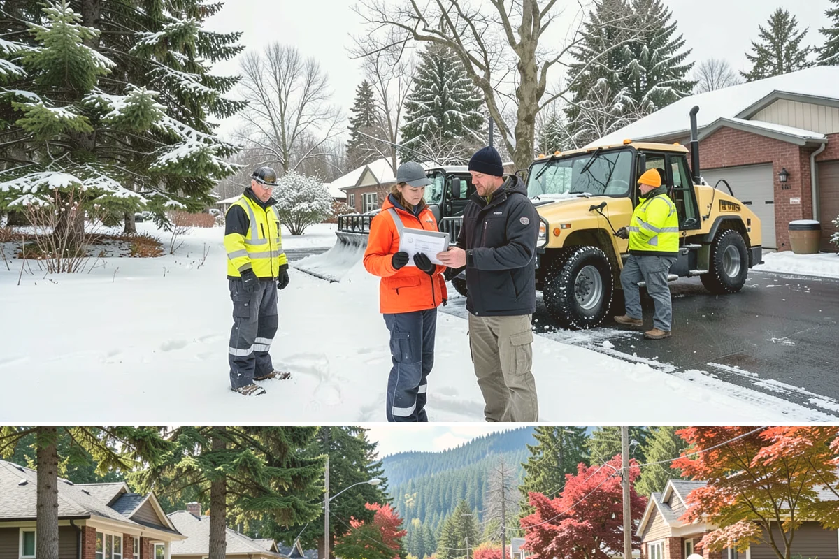 Office Snow Hauling in Hunts Point, King County, WA - Office hauling is typically scheduled overnight after storms so lots are clear and fully usable by the start of the business day.