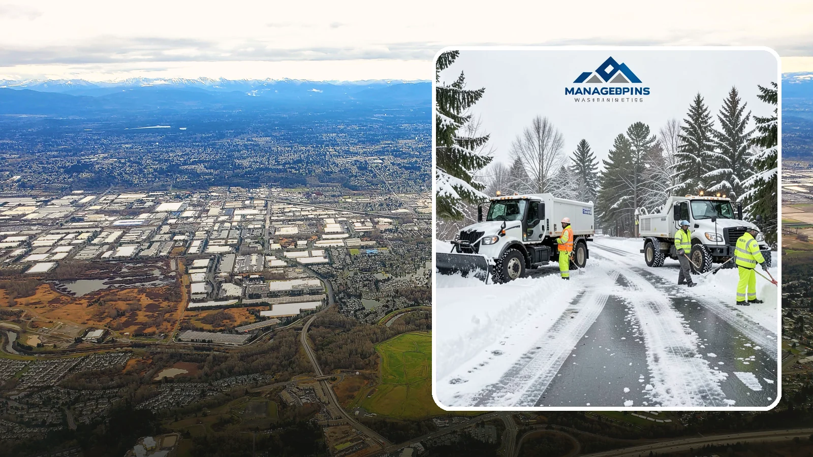 Office Snow Hauling in Kent, King County, WA - We remove and haul away snow from office parking and approaches so employees and visitors keep full, safe access.