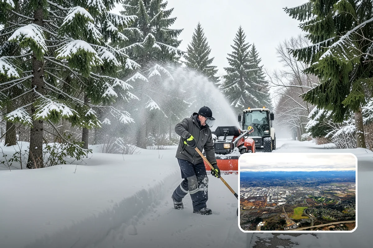 Office Snow Hauling in Kent, King County, WA - Restores full parking capacity for the workday