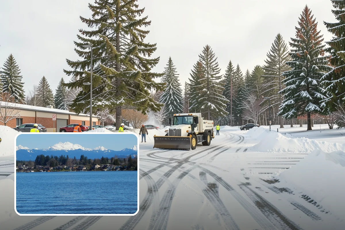 Office Snow Hauling in Lake Stevens, Snohomish County, WA - Restores full parking capacity for the workday