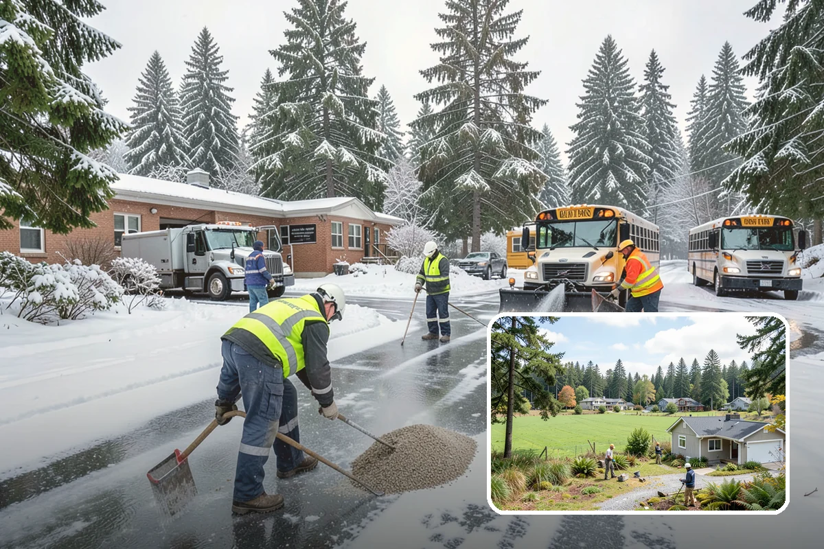 Office Snow Hauling in Lyman, Skagit County, WA - Restores full parking capacity for the workday