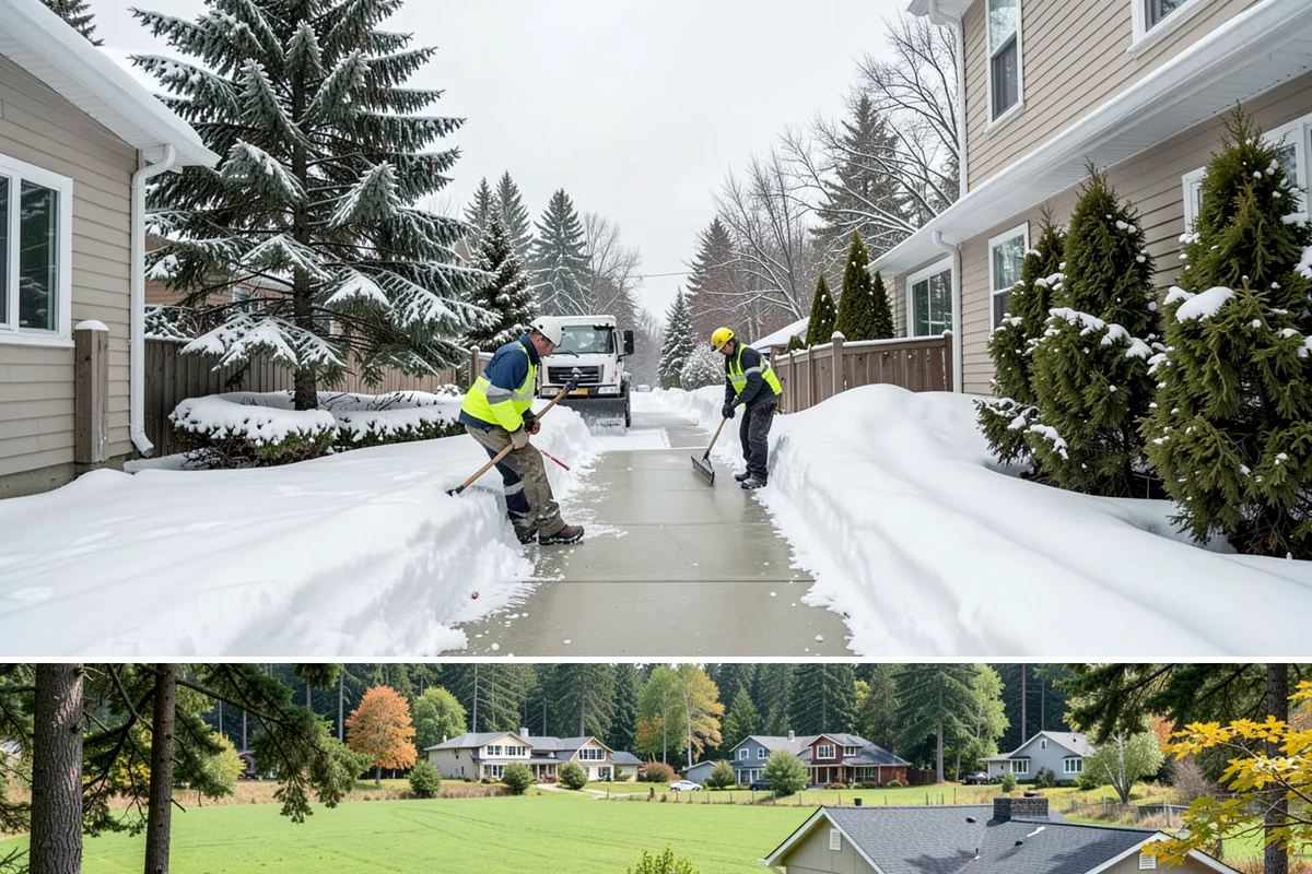 Office Snow Hauling in Lyman, Skagit County, WA - Office hauling is typically scheduled overnight after storms so lots are clear and fully usable by the start of the business day.