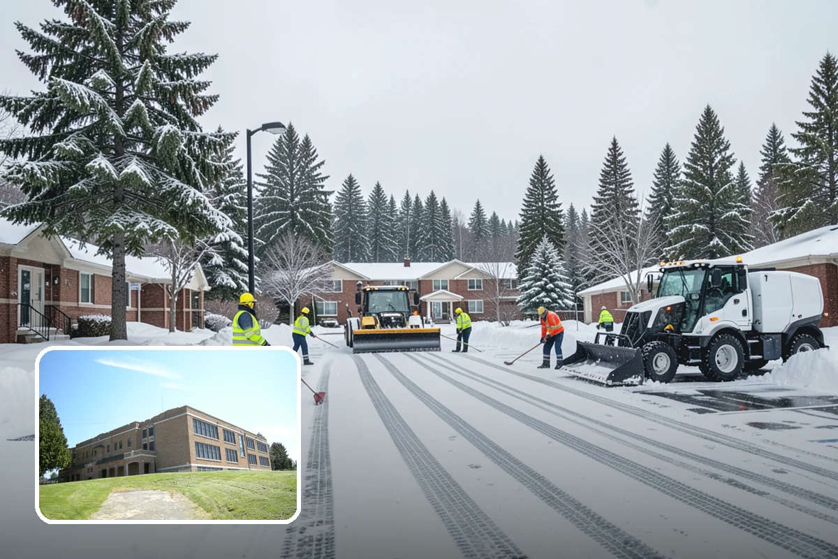 Office Snow Hauling in Maple Valley, King County, WA - Restores full parking capacity for the workday