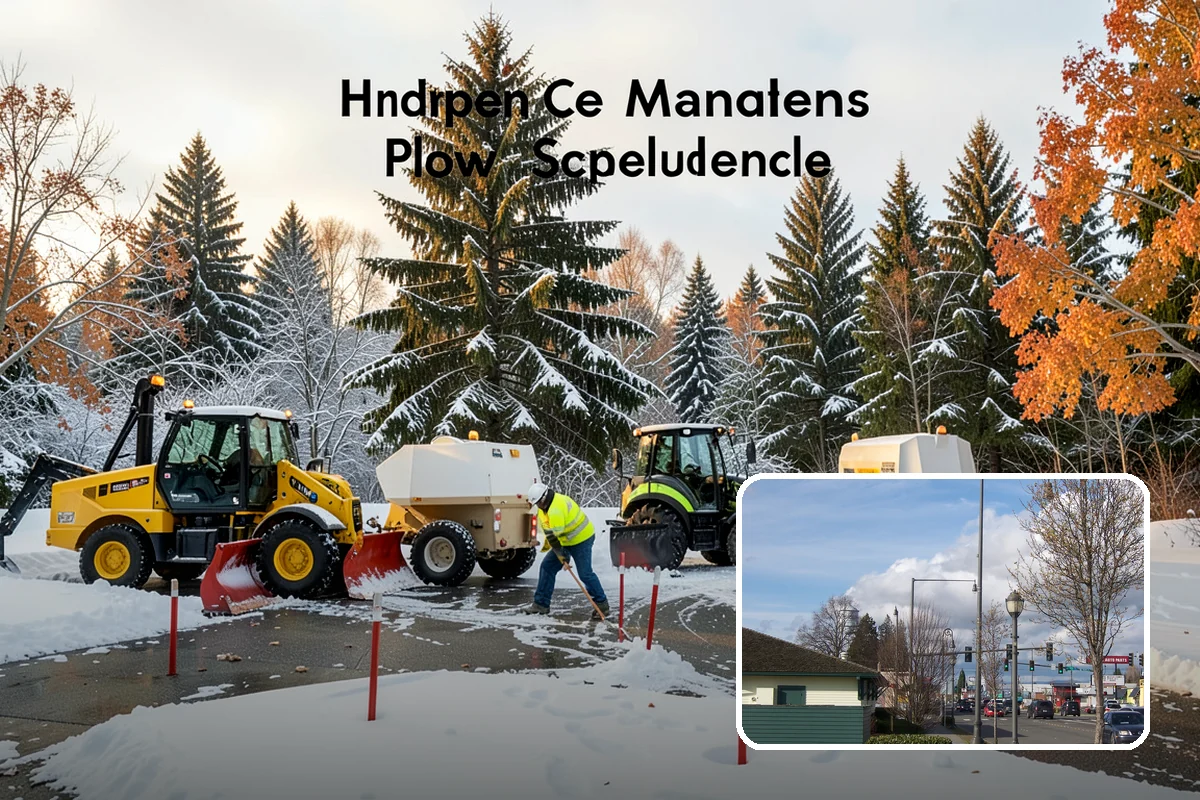Office Snow Hauling in Marysville, Snohomish County, WA - Restores full parking capacity for the workday