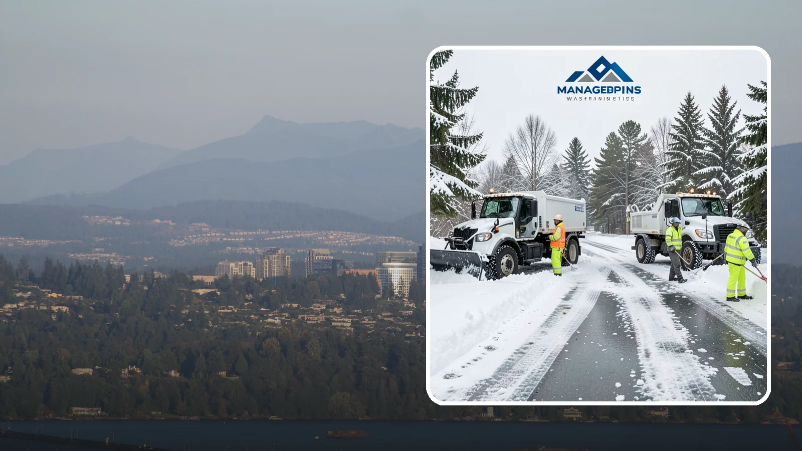 Office Snow Hauling in Medina, King County, WA - We remove and haul away snow from office parking and approaches so employees and visitors keep full, safe access.