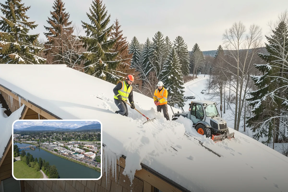 Office Snow Hauling in Mount Vernon, Skagit County, WA - Restores full parking capacity for the workday