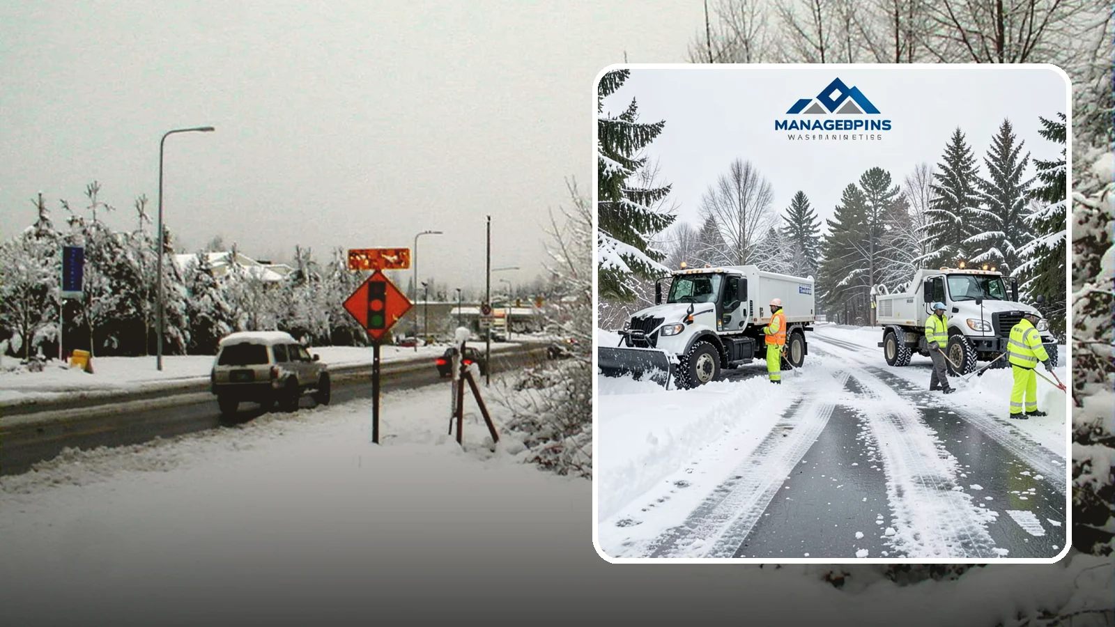 Office Snow Hauling in Newcastle, King County, WA - We remove and haul away snow from office parking and approaches so employees and visitors keep full, safe access.