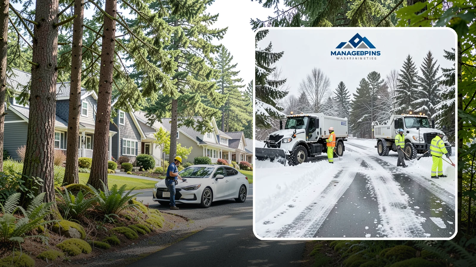 Office Snow Hauling in Normandy Park, King County, WA - We remove and haul away snow from office parking and approaches so employees and visitors keep full, safe access.