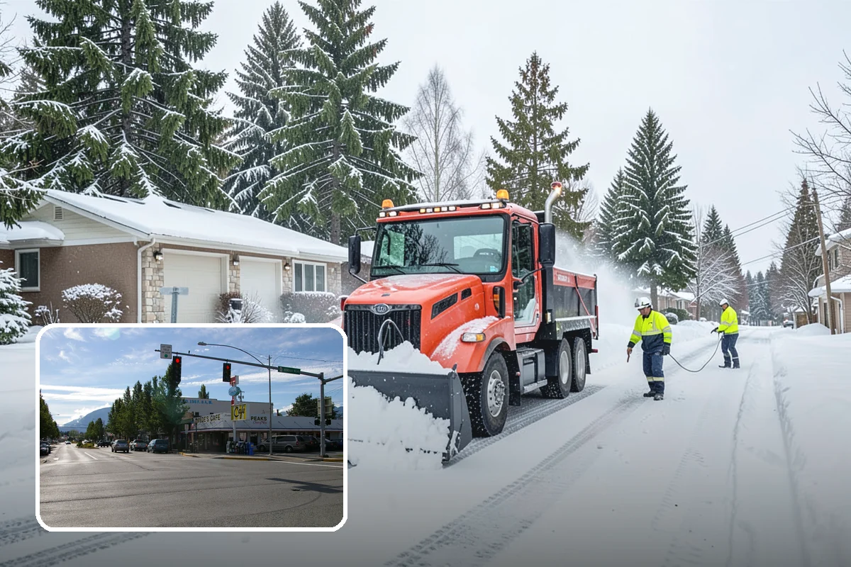 Office Snow Hauling in North Bend, King County, WA - Restores full parking capacity for the workday