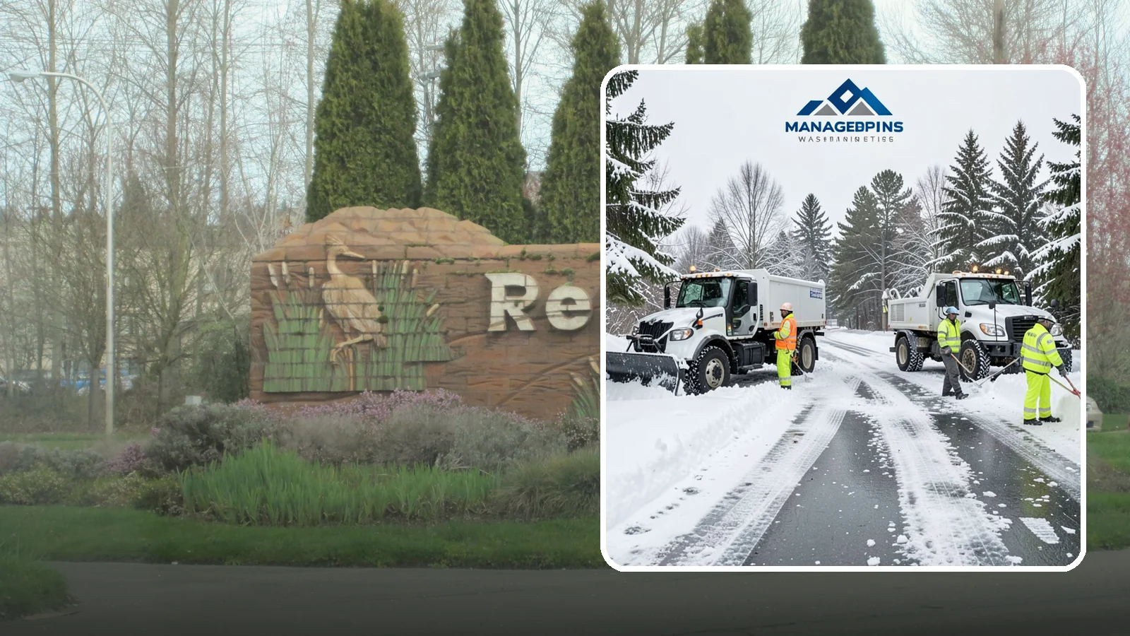 Office Snow Hauling in Renton, King County, WA - We remove and haul away snow from office parking and approaches so employees and visitors keep full, safe access.