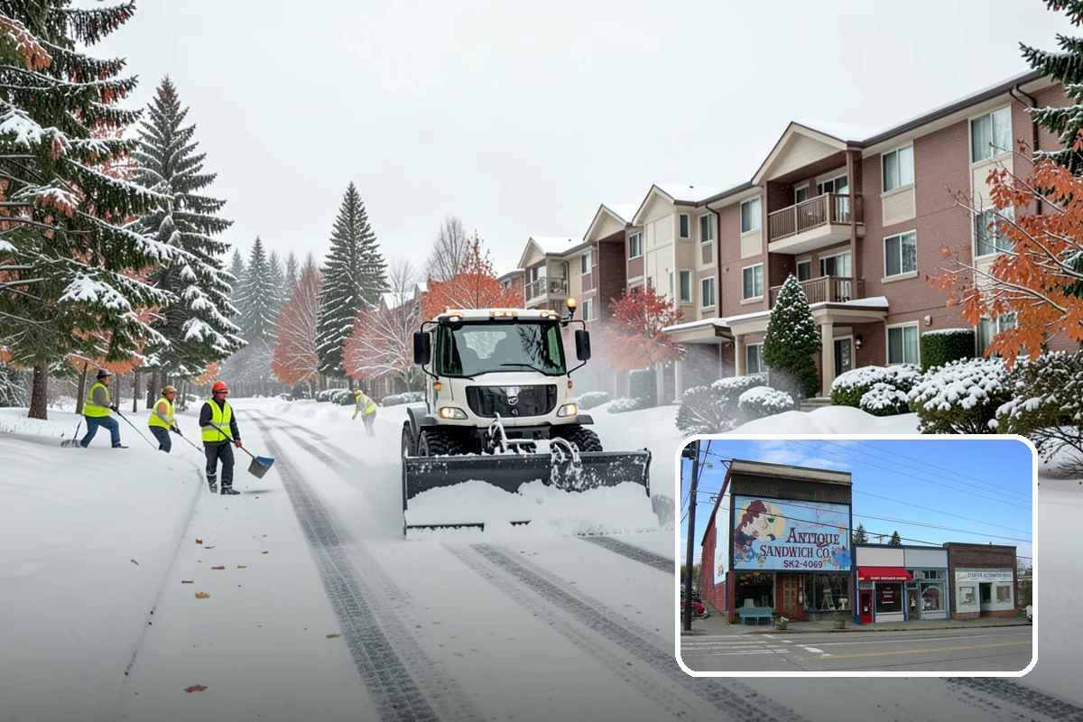 Office Snow Hauling in Ruston, Pierce County, WA - Restores full parking capacity for the workday