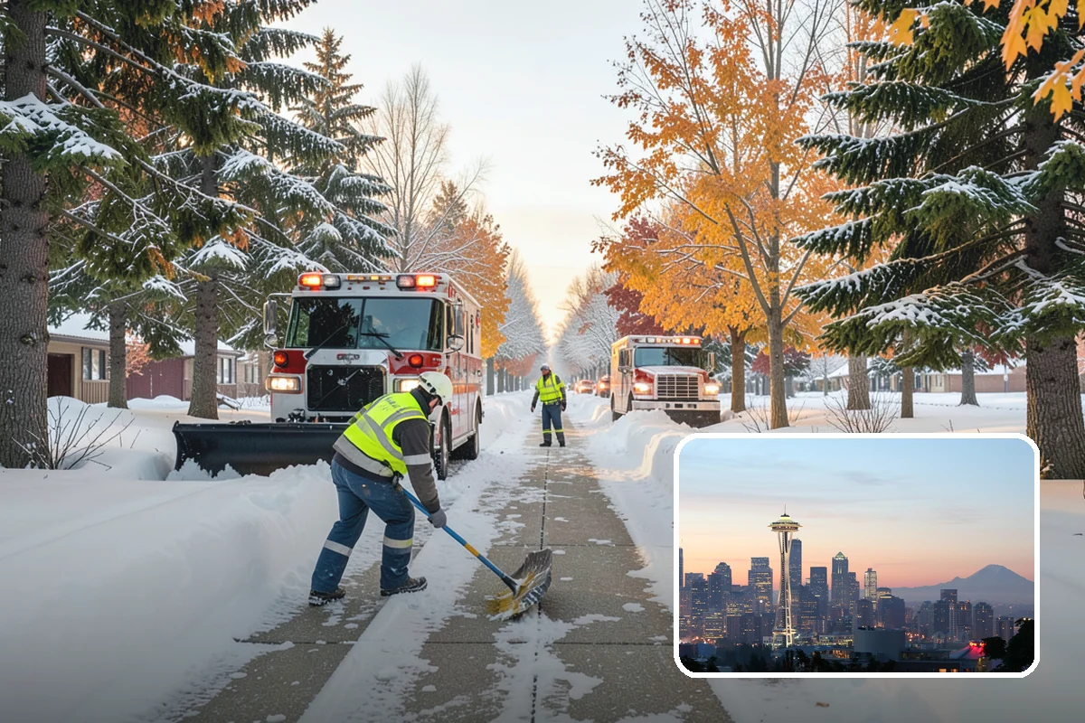 Office Snow Hauling in Seattle, King County, WA - Restores full parking capacity for the workday