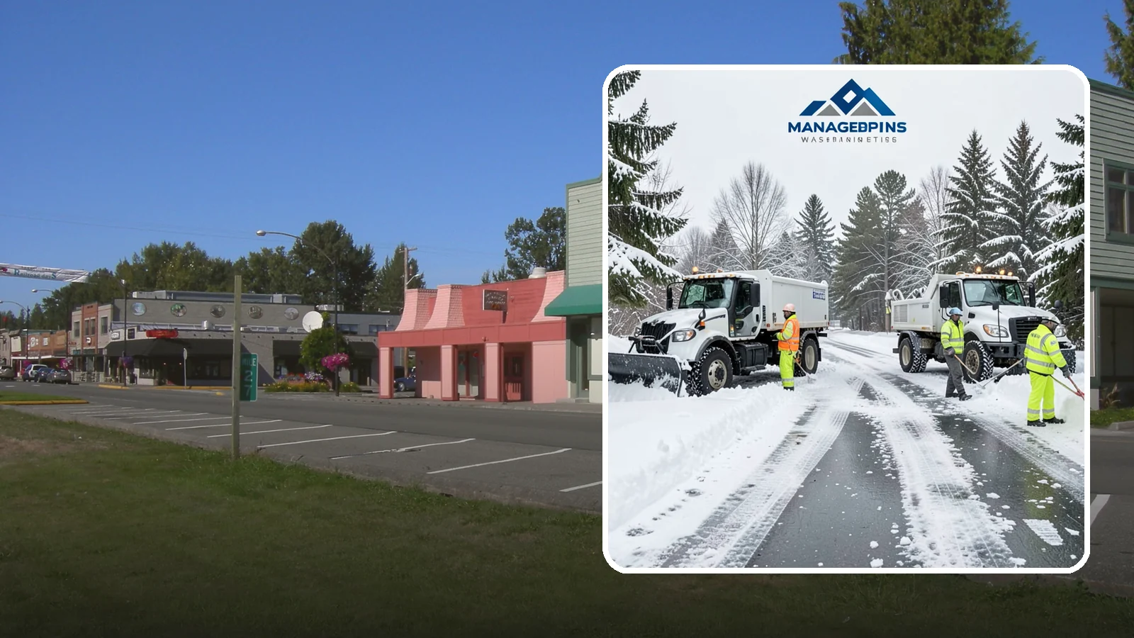 Office Snow Hauling in Snoqualmie, King County, WA - We remove and haul away snow from office parking and approaches so employees and visitors keep full, safe access.