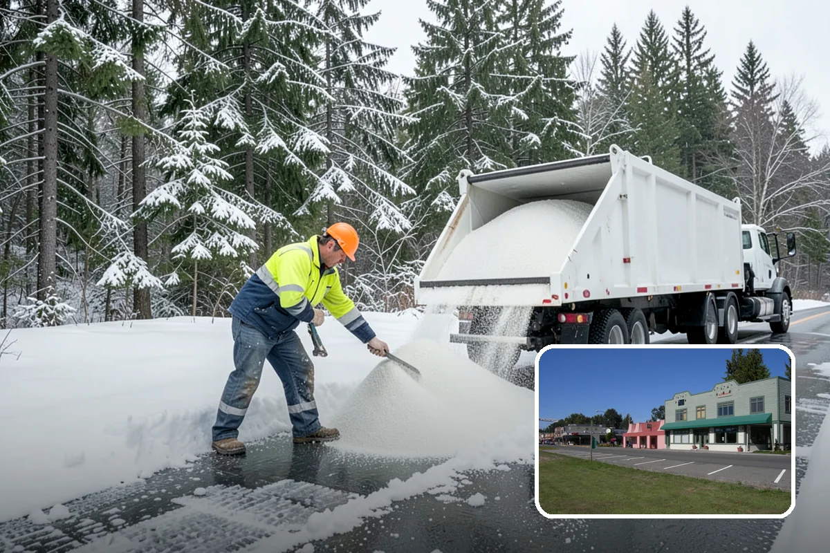 Office Snow Hauling in Snoqualmie, King County, WA - Restores full parking capacity for the workday