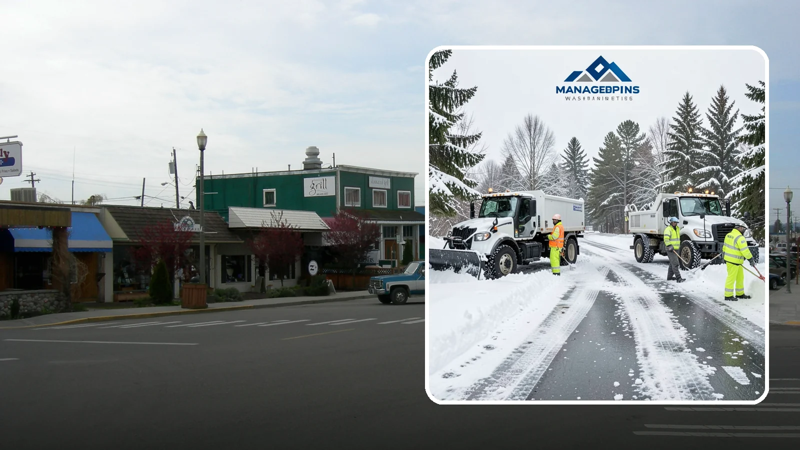 Office Snow Hauling in Stanwood, Snohomish County, WA - We remove and haul away snow from office parking and approaches so employees and visitors keep full, safe access.