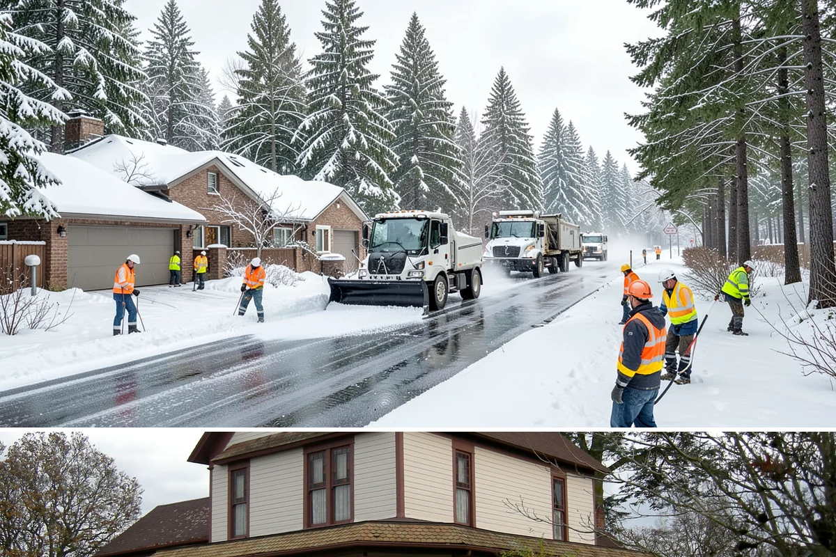 Office Snow Hauling in Sumner, Pierce County, WA - Office hauling is typically scheduled overnight after storms so lots are clear and fully usable by the start of the business day.